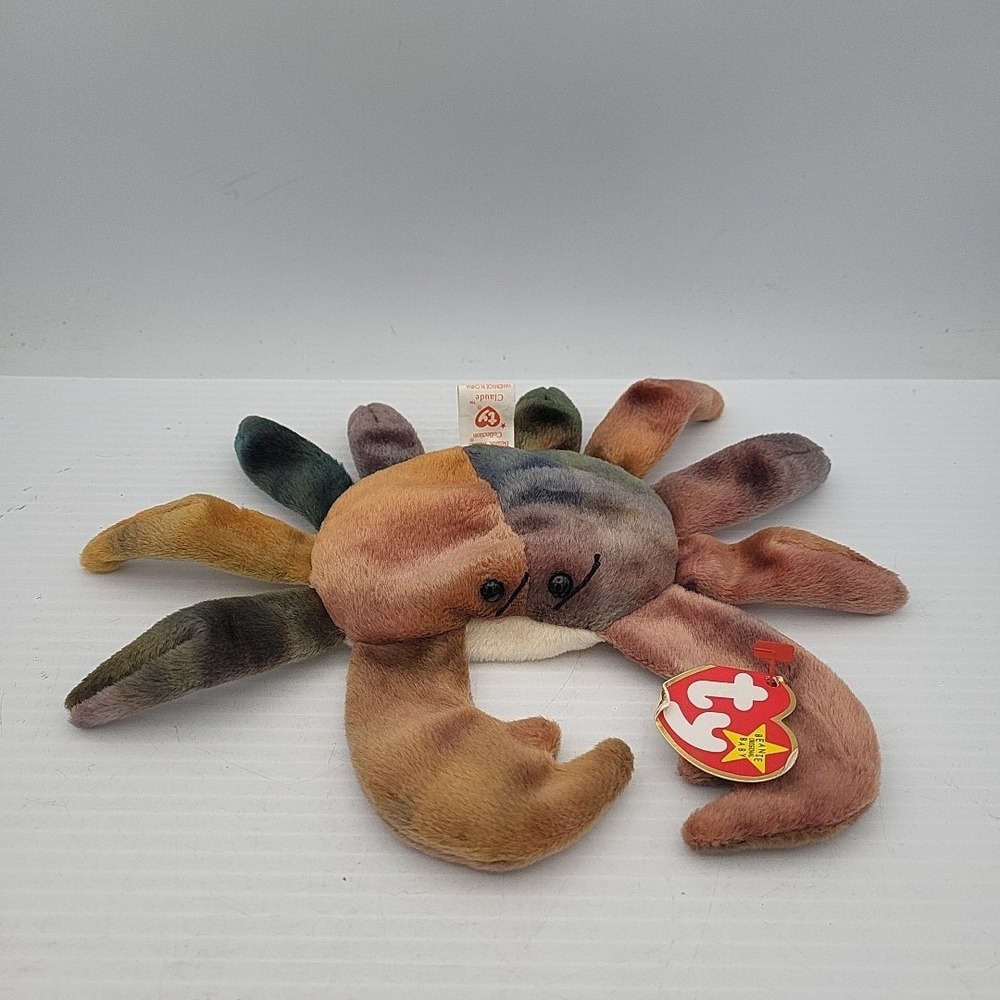 TY Beanie Baby - CLAUDE the Crab‎